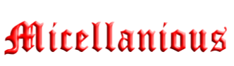 Micellanious